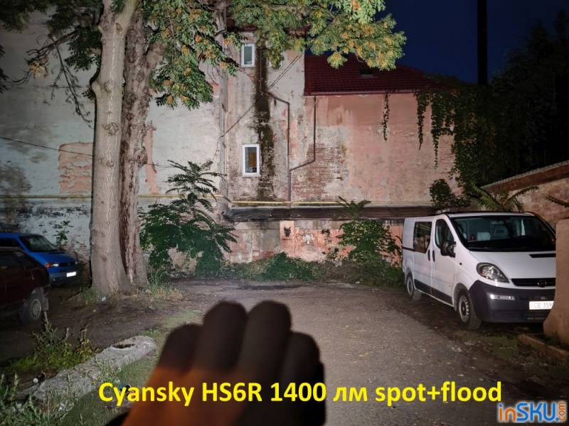 Обзор налобного фонаря Cyansky HS6R - теплый разделенный свет, зарядка type-c. Обзор на InSKU.com