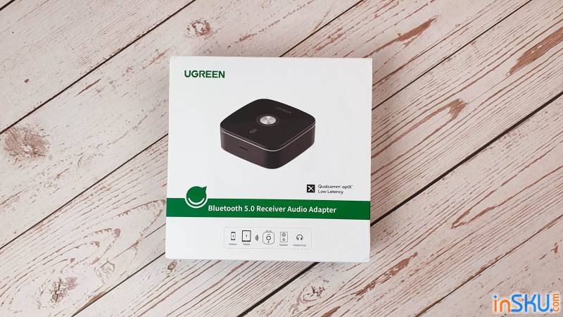Bluetooth-ресивер Ugreen с поддержкой aptX LL для автомобиля и домашней аудиосистемы. Обзор на InSKU.com