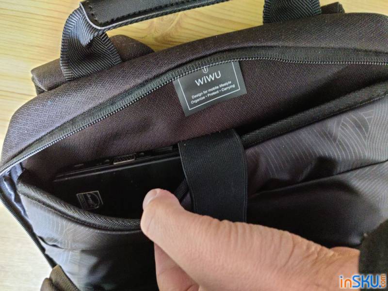 Ноутбучный рюкзак WIWU (15.6") строгого внешнего вида. Обзор на InSKU.com