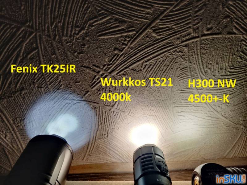 Обзор фонаря Wurkkos TS21 - 3x SST20 с 4000к/type-C/21 700 и много крутых фишек (Anduril 2?). Обзор на InSKU.com