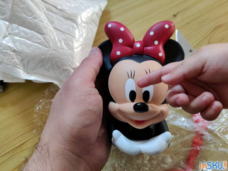 Обзор детской насадки на сместитель/кран "Disney minnie mouse". Обзор на InSKU.com