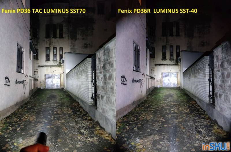 Обзор фонаря Fenix PD36 TAC (LUMINUS SST70, ANSI 3000 lm, 21700). Обзор на InSKU.com