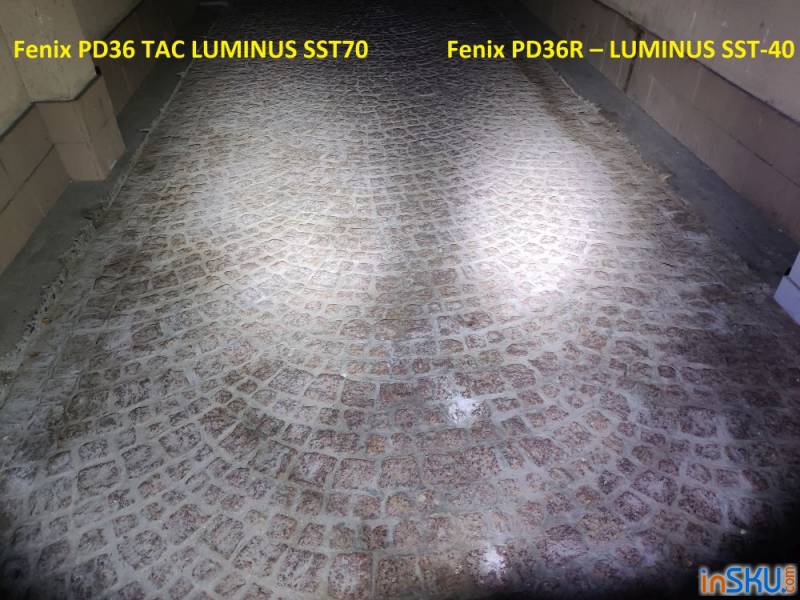 Обзор фонаря Fenix PD36 TAC (LUMINUS SST70, ANSI 3000 lm, 21700). Обзор на InSKU.com