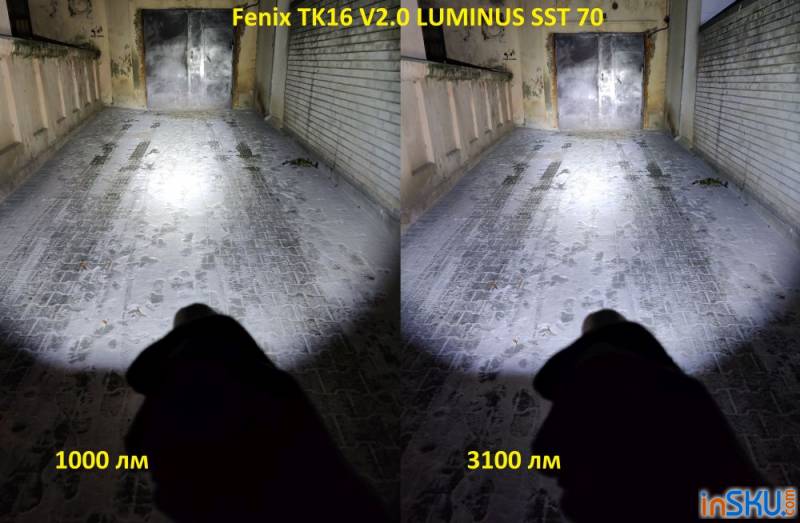 Обзор тактического фонаря Fenix TK16 V2.0 (LUMINUS SST 70, 3100 лм). Обзор на InSKU.com