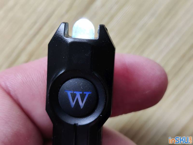 Обзор наключного фонаря WUBEN G1 - двухрежимная малютка со встроенной тайп-с зарядкой/аккумулятором. Обзор на InSKU.com