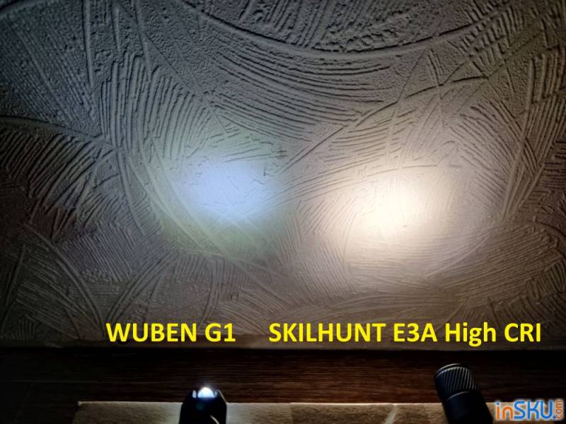 Обзор наключного фонаря WUBEN G1 - двухрежимная малютка со встроенной тайп-с зарядкой/аккумулятором. Обзор на InSKU.com