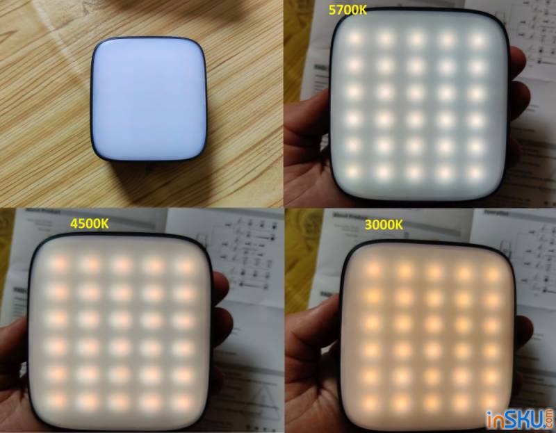 Обзор WUBEN F5 - кемпинговая лампа/павербанк/фотосвет со сменной температурой. Обзор на InSKU.com