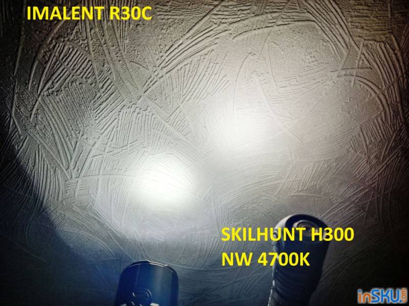 Обзор IMALENT R30C - крупный ЕДЦ фонарь-турбопых на 9000 лм. Обзор на InSKU.com