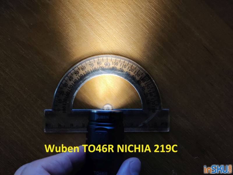 Обзор фонаря Wuben TO50R - квадрипл с Samsung LH351D и питание от 21700. Обзор на InSKU.com