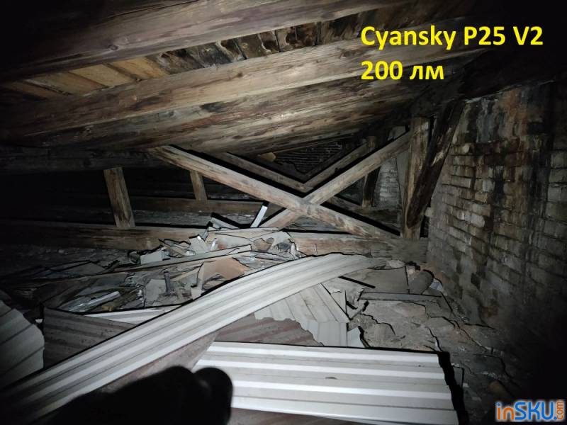 Обзор обновленного тактического фонаря Cyansky P25 V2. Обзор на InSKU.com