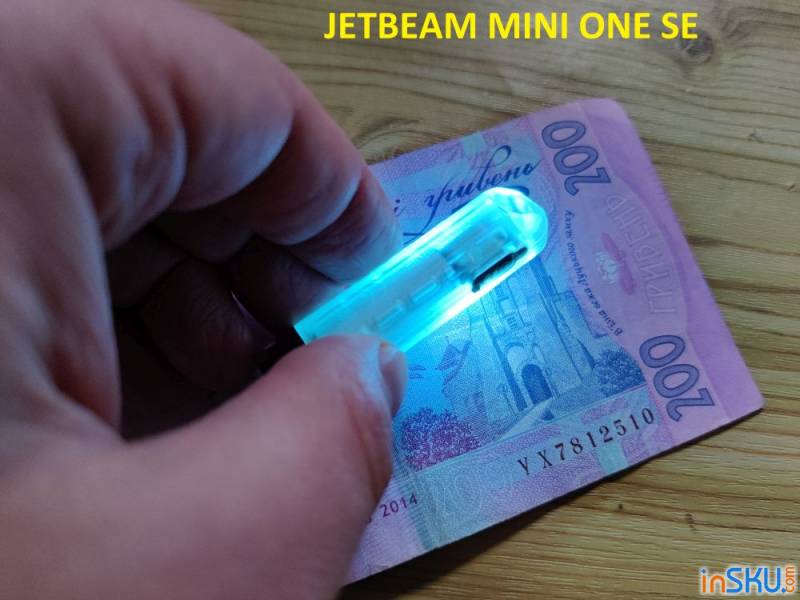 Обзор универсального наключника JETBEAM MINI ONE SE - 500 лм CREE XP-G3/RGB/UV. Обзор на InSKU.com