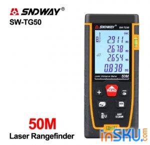 Обзор бюджетного лазерного дальномера SNDWAY SW-TG50. Обзор на InSKU.com