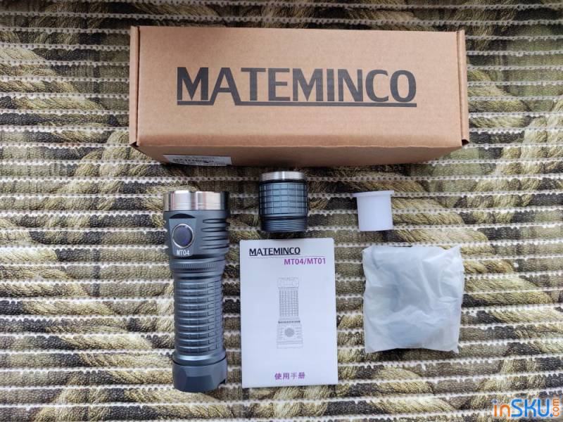 Обзор фонаря Mateminco MT04 -12 000+ люмен за 50 баксов или турбопых ради турбопыха. Обзор на InSKU.com