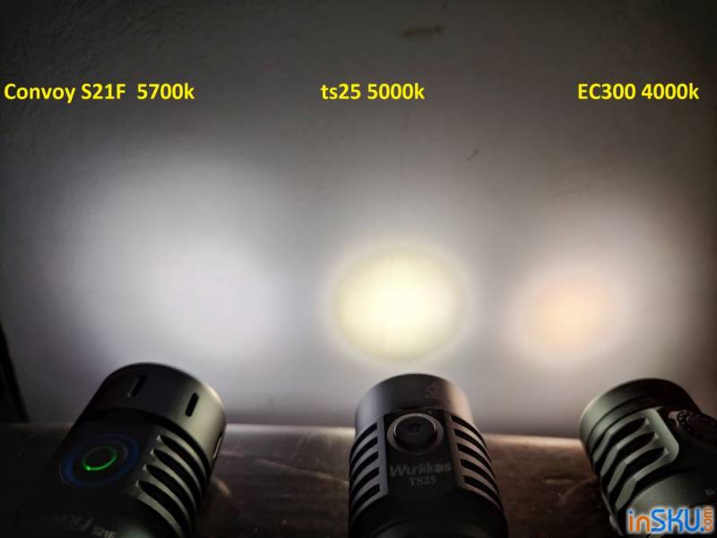 Обзор фонаря Convoy S21F - high CRI квадрипл с Nichia 519A и температура от 2700K до 5700K. Обзор на InSKU.com