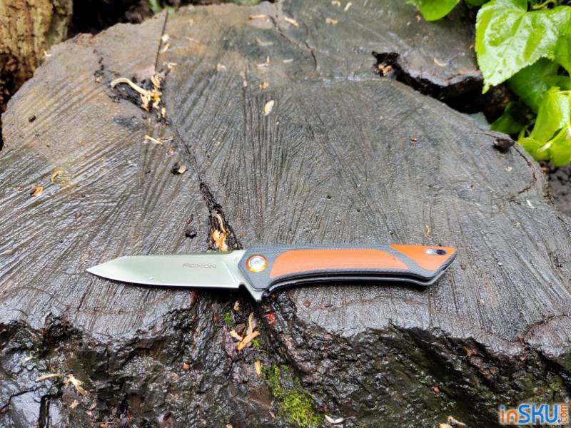 Обзор складного ножа Roxon K2 - сталь D2+оранжевые кожаные вставки. И очень странные дела (с). Обзор на InSKU.com