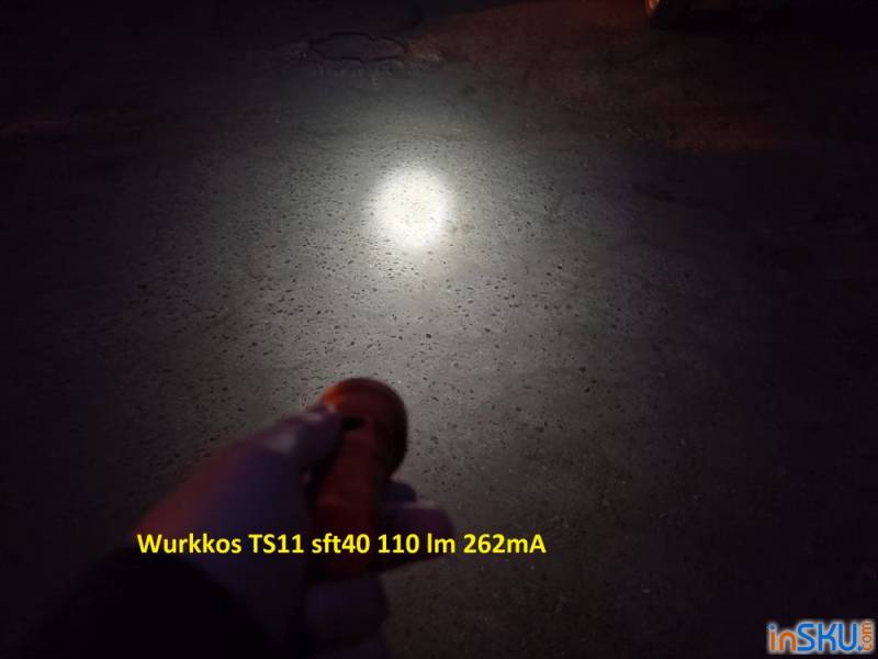 Обзор фонаря Wurkkos TS11 - карманный дальнобой игрушка на SFT40 и с RGB подсветкой. Обзор на InSKU.com