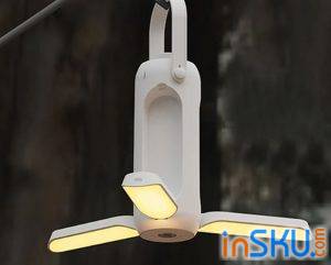 Обзор лепесткового кемпингового фонаря-павербанка - OLARING Petal lamp. Обзор на InSKU.com