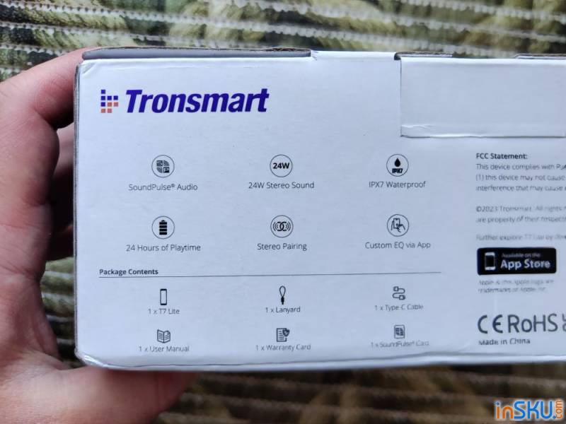 Обзор беспроводной колонки Tronsmart T7 Lite - нужно боооольше RGB подсветки!. Обзор на InSKU.com