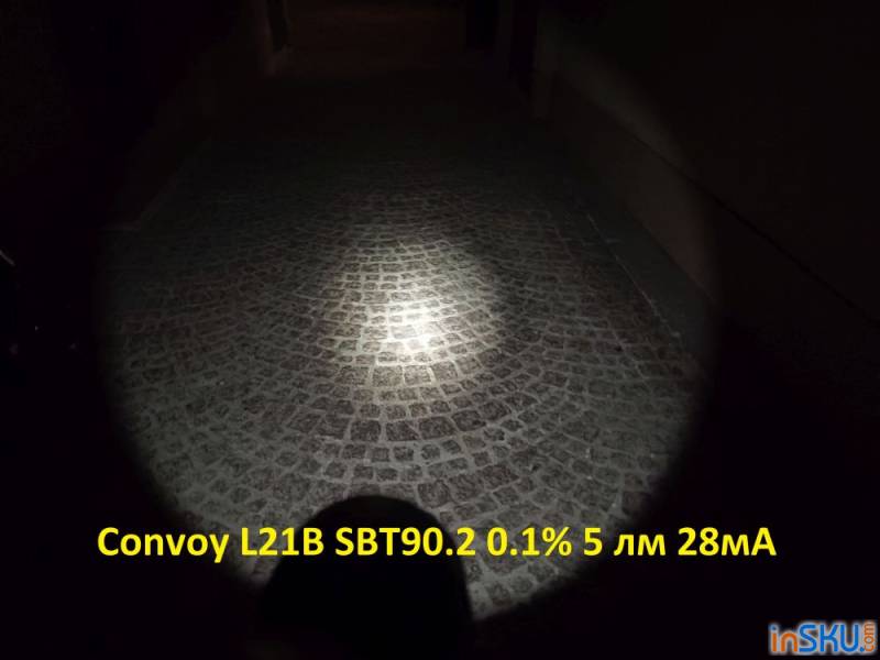Обзор фонаря Convoy L21B - всего за 50$ и на SBT90.2. Обзор на InSKU.com