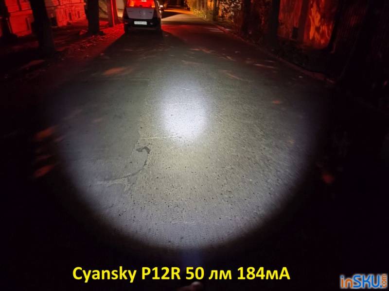 Обзор фонаря Cyansky P12R - мультитопливный малыш с тайп-с зарядкой и "задорого". Обзор на InSKU.com
