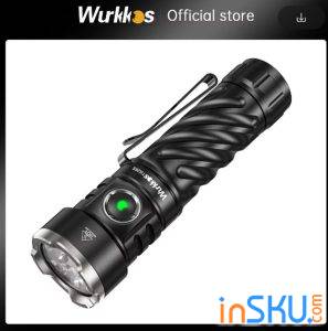 Обзор фонаря Wurkkos TS26S - городской флудер с квадриплом 519A 5000к. Обзор на InSKU.com