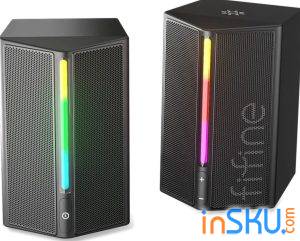 Обзор Fifine A20 - настольные USB-колонки с RGB и упором на комфортный звук. Обзор на InSKU.com
