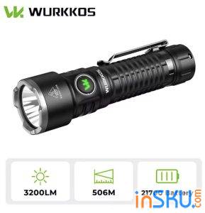 Обзор Wurkkos TS28 - 3200 люмен, SFT 70.2, 21700 и тайп-с. Обзор на InSKU.com
