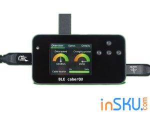 Обзор BLE caberQU — лучший тестер USB-C кабелей? Проверка мощности, скорости и состояния. Обзор на InSKU.com